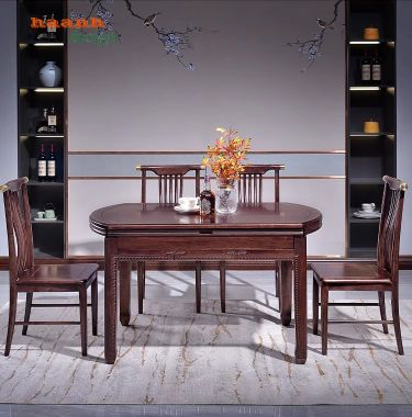 Bàn ghế ăn gỗ tự nhiên - Lựa chọn nội thất sang trọng- BGG 002