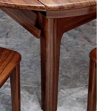 Thiết kế thông minh cho bàn ghế ăn gỗ hiện đại-BGA 006