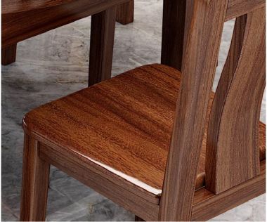 Thiết kế thông minh cho bàn ghế ăn gỗ hiện đại-BGA 006