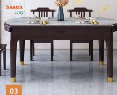 Bàn ghế ăn gỗ sồi hiện đại – Sự lựa chọn cho không gian sống-BGA 010