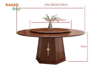 Sáng tạo không gian với bàn ăn gia đình gỗ tự nhiên-BGA 009