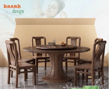 Bàn ghế ăn gỗ gia đình – Tạo không gian ấm cúng cho tổ ấm-BGA 007