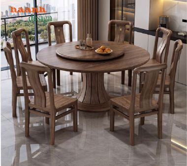 Bàn ghế ăn gỗ gia đình – Tạo không gian ấm cúng cho tổ ấm-BGA 007