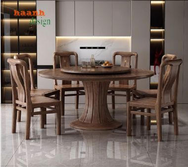 Bàn ghế ăn gỗ gia đình – Tạo không gian ấm cúng cho tổ ấm-BGA 007
