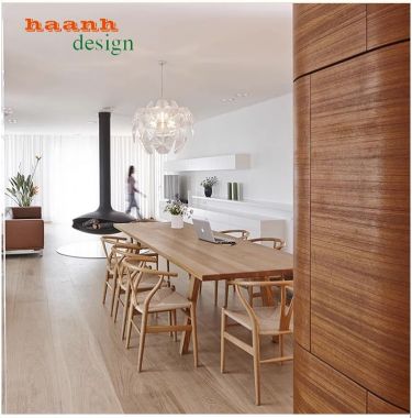 Bàn ghế ăn gỗ sồi phong cách hiện đại và tiện dụng. BGA 003