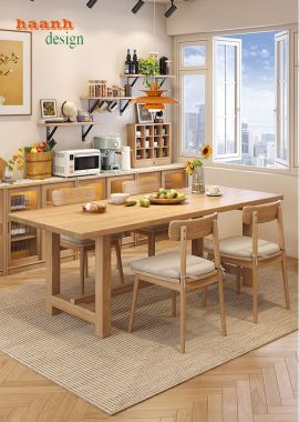 Trang trí bàn ghế bếp ăn hiện đại với phong cách tối giản-BGA 004