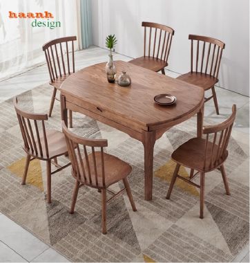 Mẫu bàn ăn mở rộng thiết kế hiện đại, phụ kiện mở rộng-BGA 004