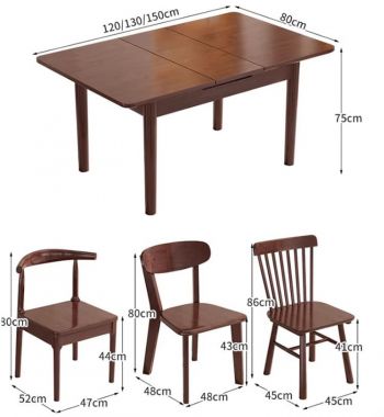 Bàn ăn thông minh mở rộng – Xu hướng nội thất phòng ăn-BGA 006