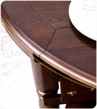 Bàn ghế ăn gỗ tân cổ điển châu Âu được ưa chuộng nhất hiện nay-BAC 010