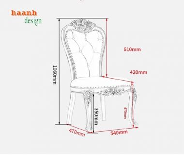 Tái hiện vẻ đẹp của bàn ăn tân cổ điển trong không gian sống-BAC 004