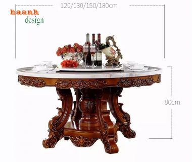 Sang trọng và tinh tế - Bàn ghế ăn tân cổ điển-BAC 007