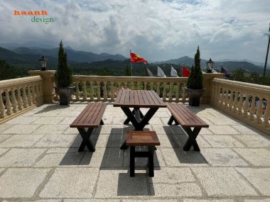 Khám phá bàn chân sắt mặt gỗ cao cấp – Thiết kế chữ X độc đáo-NTG 024