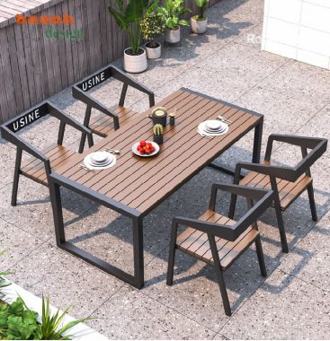 Lựa chọn bàn ăn chân sắt mặt gỗ phù hợp cho gia đình-NTG 012