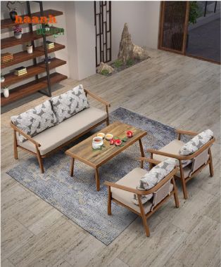 Khám phá vẻ đẹp của bàn ghế sofa gỗ teak -SNT 012