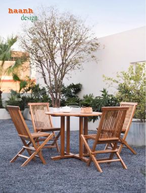 Ghế gỗ sân vườn gỗ Teak – Phù hợp mọi không gian ngoài trời-BGT 019