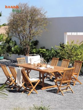 Ghế gỗ sân vườn gỗ Teak – Phù hợp mọi không gian ngoài trời-BGT 019