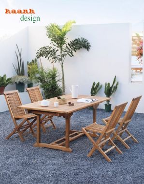 Ghế gỗ sân vườn gỗ Teak – Phù hợp mọi không gian ngoài trời-BGT 019