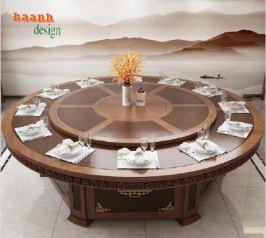 Bàn ghế ăn gỗ nhà hàng Tạo không gian ấm cúng cho thực khách-BGD 006