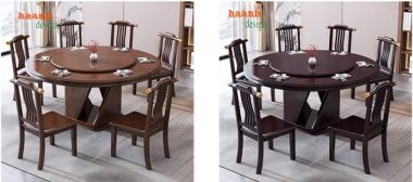 Tạo không gian ấm cúng với bàn ghế quán ăn gỗ tự nhiên-BGD 004