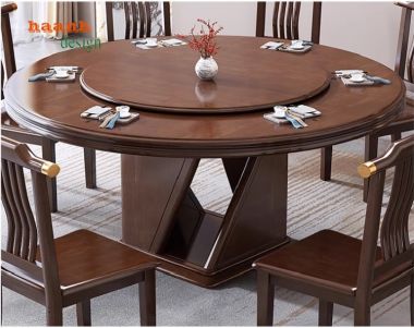 Tạo không gian ấm cúng với bàn ghế quán ăn gỗ tự nhiên-BGD 004