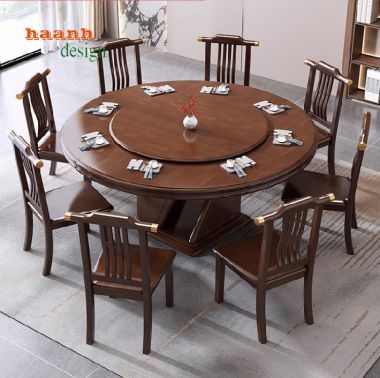 Tạo không gian ấm cúng với bàn ghế quán ăn gỗ tự nhiên-BGD 004
