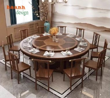 Bàn ghế ăn gỗ nhà hàng Tạo không gian ấm cúng cho thực khách-BGD 006