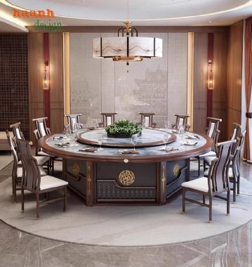 Khám phá bàn ghế nhà hàng gỗ tự nhiên đẹp mắt-BNH 002