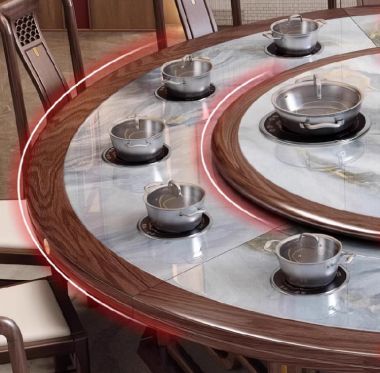 Khám phá bàn ghế nhà hàng gỗ tự nhiên đẹp mắt-BNH 002