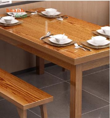 Bàn Ghế Ăn Nhà Hàng Gỗ Sồi Tự Nhiên – Sự Lựa Chọn Hoàn Hảo-BNH 005