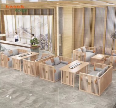 Bàn ghế ăn nhà hàng cao cấp cho không gian nhà hàng,khách sạn-BNH 008