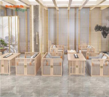 Bàn ghế ăn nhà hàng cao cấp cho không gian nhà hàng,khách sạn-BNH 008