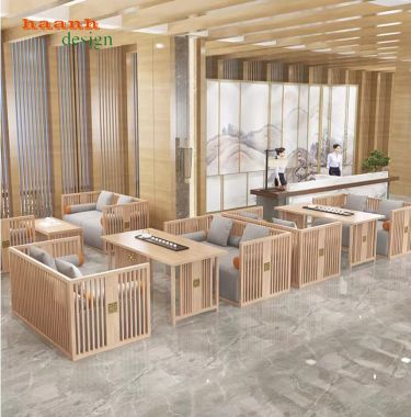 Bàn ghế ăn nhà hàng cao cấp cho không gian nhà hàng,khách sạn-BNH 008