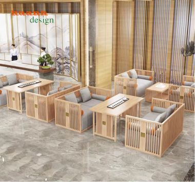 Bàn ghế ăn nhà hàng cao cấp cho không gian nhà hàng,khách sạn-BNH 008