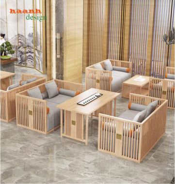 Bàn ghế ăn nhà hàng cao cấp cho không gian nhà hàng,khách sạn-BNH 008