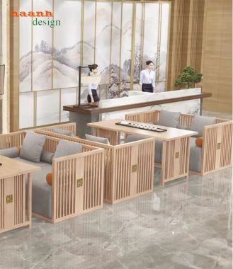 Bàn ghế ăn nhà hàng cao cấp cho không gian nhà hàng,khách sạn-BNH 008