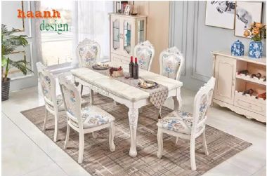 Bàn ghế ăn tân cổ điển - Nét đẹp sang trọng cho không gian-NHT 002