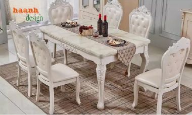 Bàn ghế ăn tân cổ điển - Nét đẹp sang trọng cho không gian-NHT 002