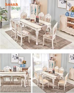 Bàn ghế ăn tân cổ điển - Nét đẹp sang trọng cho không gian-NHT 002