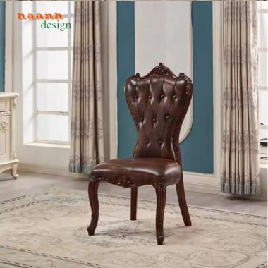 Mẫu bàn ăn cổ điển đẹp sang trọng cho nhà hàng khách sạn-NHT 003