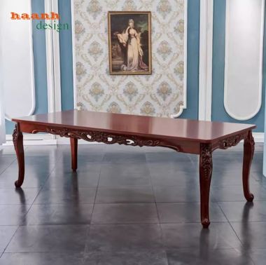 Mẫu bàn ăn cổ điển đẹp sang trọng cho nhà hàng khách sạn-NHT 003