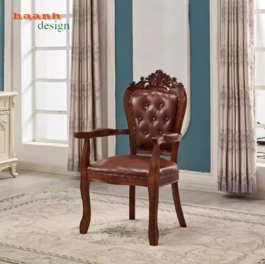 Mẫu bàn ăn cổ điển đẹp sang trọng cho nhà hàng khách sạn-NHT 003