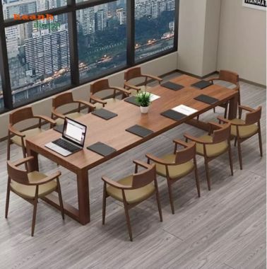 Khám phá bàn ghế hội nghị cao cấp bằng gỗ sồi tự nhiên-PHH 015