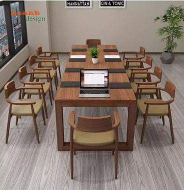 Khám phá bàn ghế hội nghị cao cấp bằng gỗ sồi tự nhiên-PHH 015