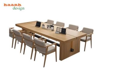 Bàn hội nghị hiện đại bền đẹp cho phòng họp và hội trường-HPP 017