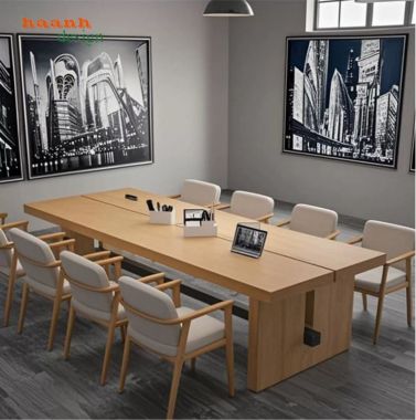 Bàn hội nghị hiện đại bền đẹp cho phòng họp và hội trường-HPP 017