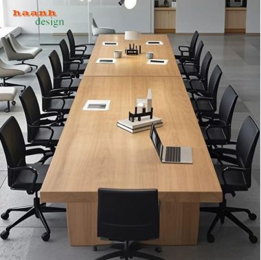 Bàn hội nghị hiện đại bền đẹp cho phòng họp và hội trường-HPP 017