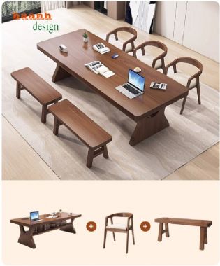 mẫu bàn họp văn phòng hiện đại thiết kế sang trọng-PHH 012