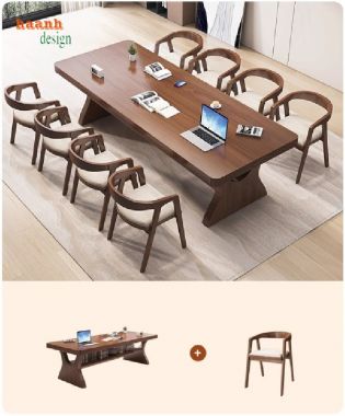 mẫu bàn họp văn phòng hiện đại thiết kế sang trọng-PHH 012