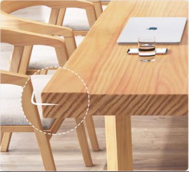 Thiết kế bàn họp gỗ sồi tự nhiên cho văn phòng hiện đại-PHH 009