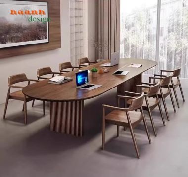 Khám phá mẫu bàn họp hội trường gỗ tự nhiên cao cấp – Đẳng cấp-PHH014